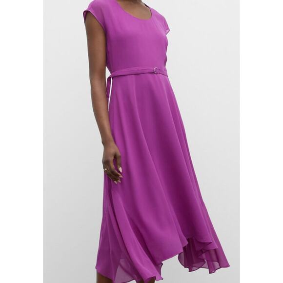 Club Monaco Soft Georgette Dress Size 6 - Picture 1 of 8